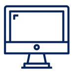 Computer icon representing IT services